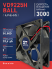 Вентилятор  VD 9225H Ball (качения) 12V, 3000 об.мин, 0,3А - st-e.info - Асбест