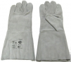 Перчатки-краги для сварщика пятипалые серые - st-e.info - Асбест
