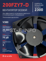 Вентилятор  200FZY7-D  - st-e.info - Асбест
