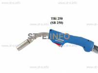 Горелка для полуавтоматической сварки TBi 250-blue-ESG, длина 4 метра - st-e.info - Асбест