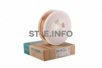 Проволока сарочная омеднённая Hyundai SM-70 (аналог СВ-08Г2С) - st-e.info - Асбест