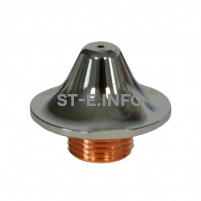 Сопло двойное хромированное 2,5 мм арт. 1572361-2.5 - st-e.info - Асбест