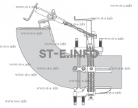 Центратор цепной однорядный Василёк СС-2TC для диаметров 100-530 синий для нержавеющей стали - st-e.info - Асбест