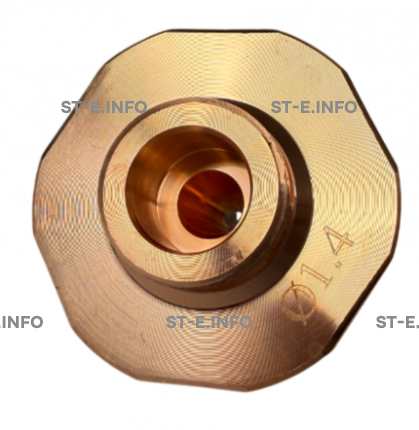 Сопло шестигранное для лазерной резки д.1,4мм арт. BD32-15-14-S - st-e.info - Асбест
