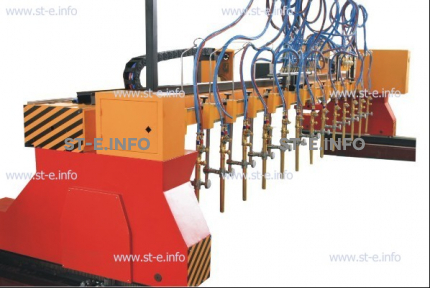 Портальная машина термической резки с много-головочным режимом реза. ST-MH6020 - st-e.info - Асбест