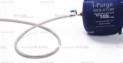 Односторонняя заглушка с трубкой и клапаном ISO 8" (203 mm)  - st-e.info - Асбест