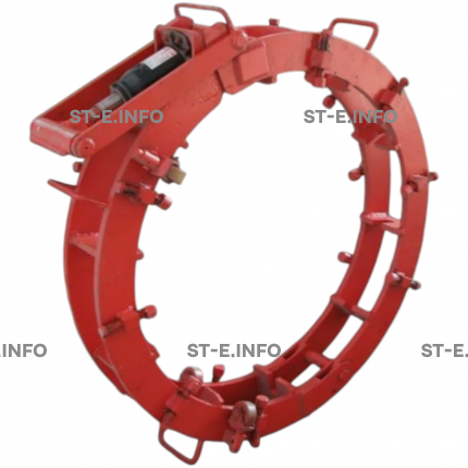 Центратор наружный с гидродомкратом ЦНГ-81 для труб диаметром 820 мм с домкратом 12 тонн - st-e.info - Асбест