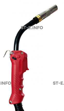 Сварочная горелка для полуавтомата QTB-500 разъем PNA (штырь),  2 метра - st-e.info - Асбест