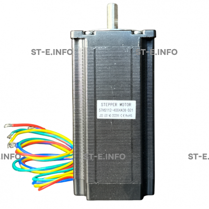 Двухфазный шаговый двигатель 57HS112-4004А08-D21 вал 8,0 мм - st-e.info - Асбест