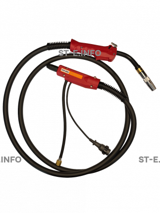 Сварочная горелка для полуавтомата QTB-350A длина кабеля 2 метра, PNA (штырь) - st-e.info - Асбест
