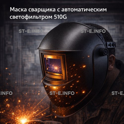 Маска сварщика хамелеон 510G - st-e.info - Асбест