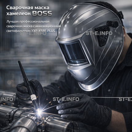Сварочная маска хамелеон BOSS (YXE-X58E Plus) - st-e.info - Асбест