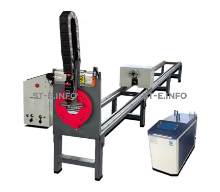 Лазерный станок для резки круглых и профильных труб ST 15-120 3000W - st-e.info - Асбест